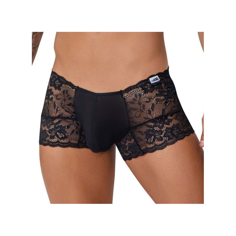 CandyMan Shorty en Dentelle Veno Noir